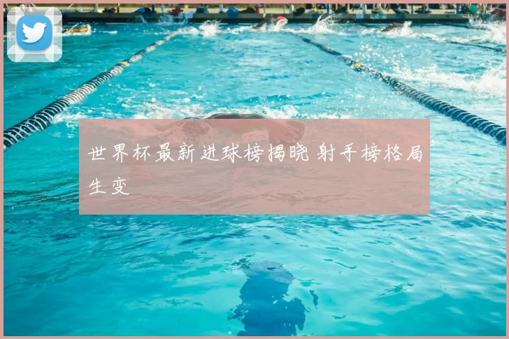 世界杯最新进球榜揭晓 射手榜格局生变
